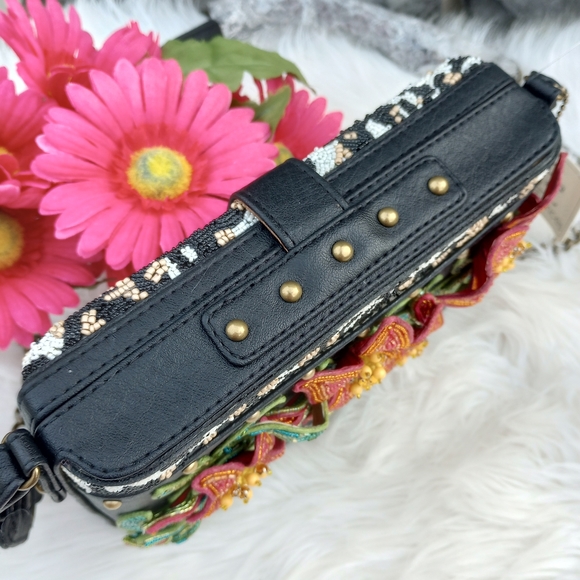 Mary Frances Tropical Heat Beaded Floral Bag - Picture 11 of 16